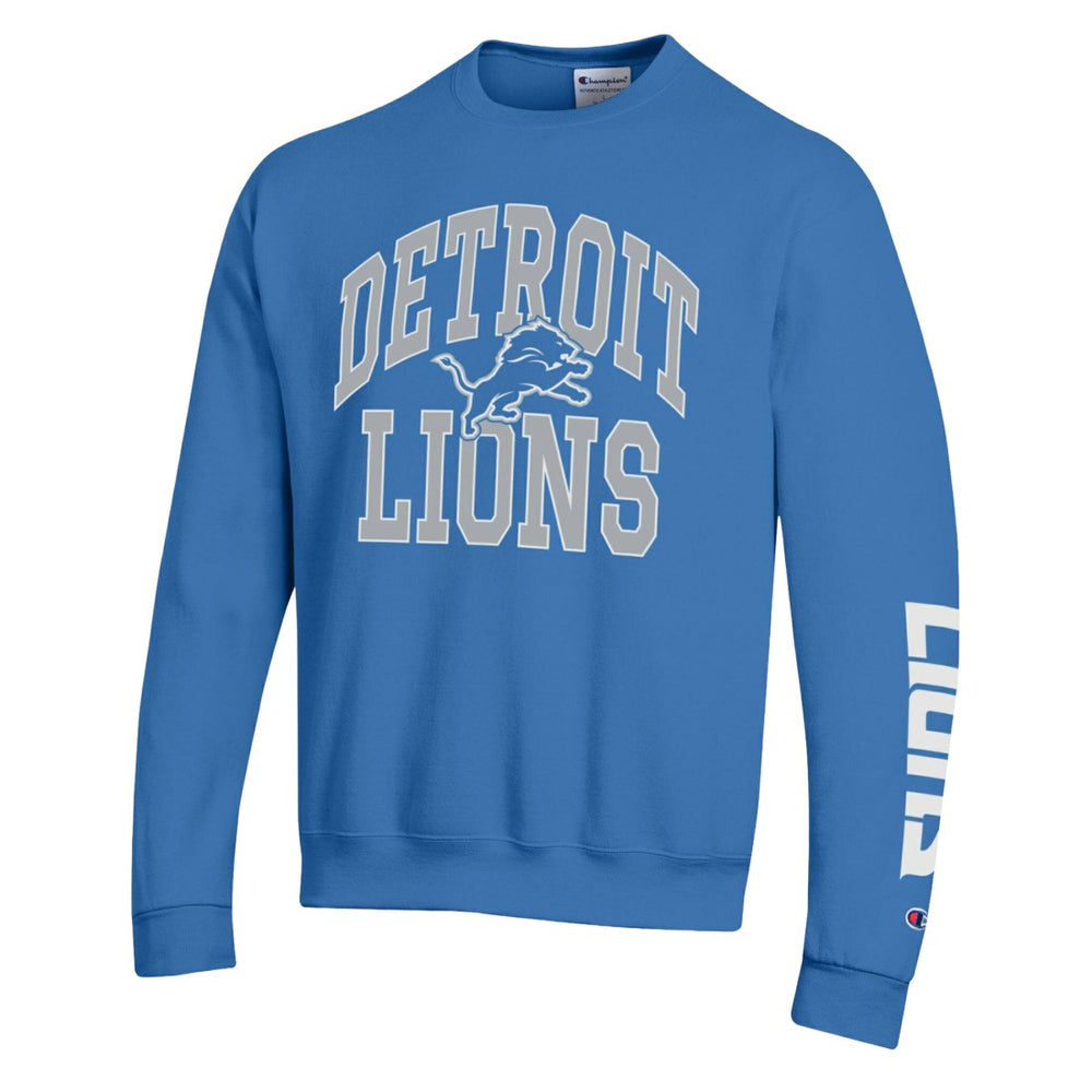 Detroit Lions Champion Powerblend Fleece Sweatshirt Blue