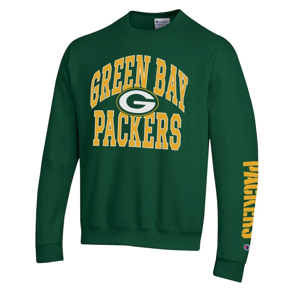 Green Bay Packers Champion Powerblend Fleece Sweatshirt Green
