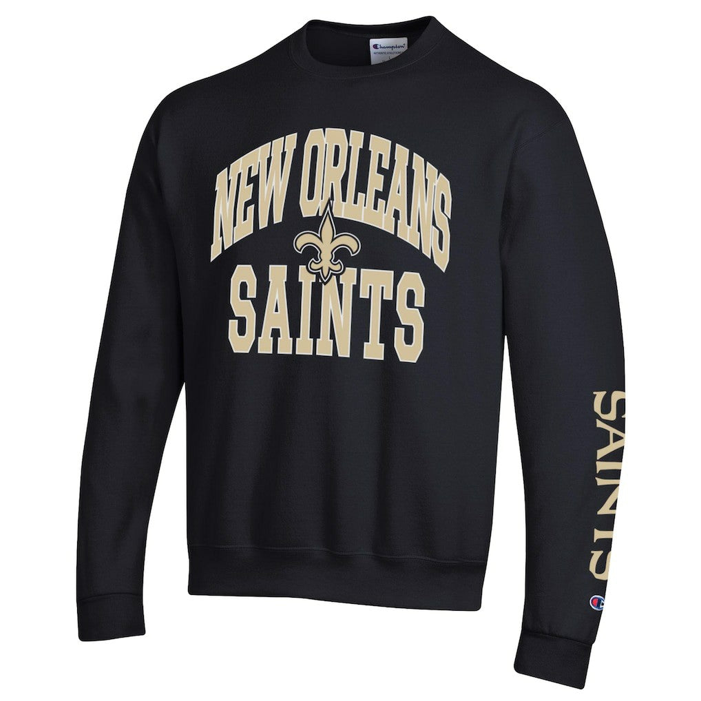 New Orleans Saints Champion Powerblend Fleece Sweatshirt Black