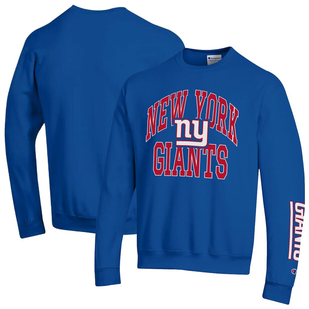 New York Giants Champion Powerblend Fleece Sweatshirt Royal