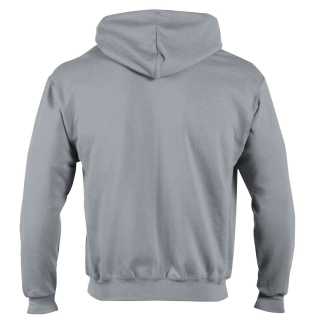 Denver Broncos Champion Powerblend Fleece Full-Zip Hoodie Heather Gray
