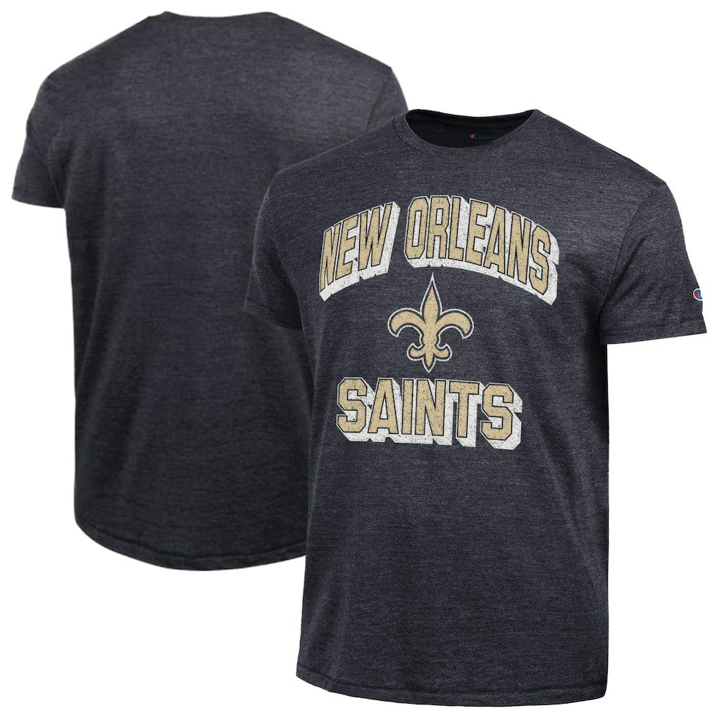 New Orleans Saints Champion Ultimate Tri-Blend T-Shirt Black