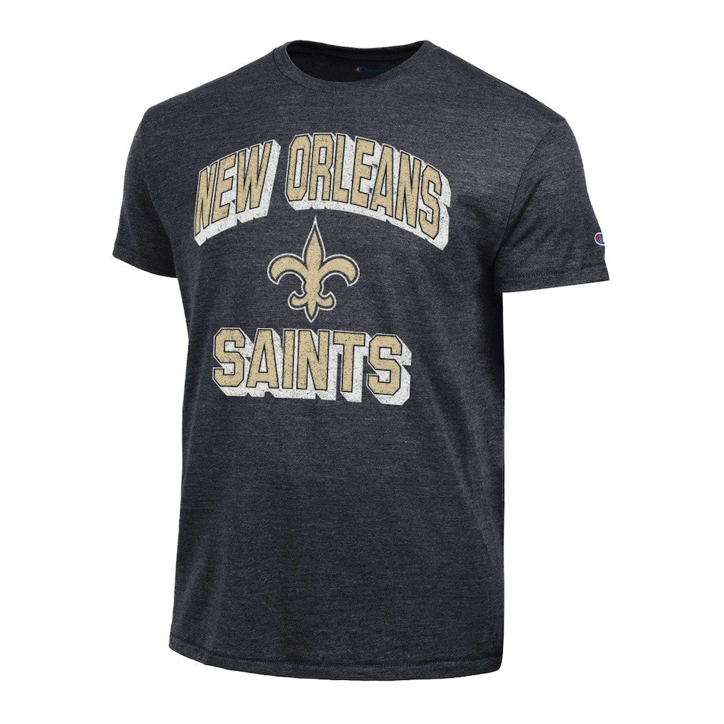 New Orleans Saints Champion Ultimate Tri-Blend T-Shirt Black