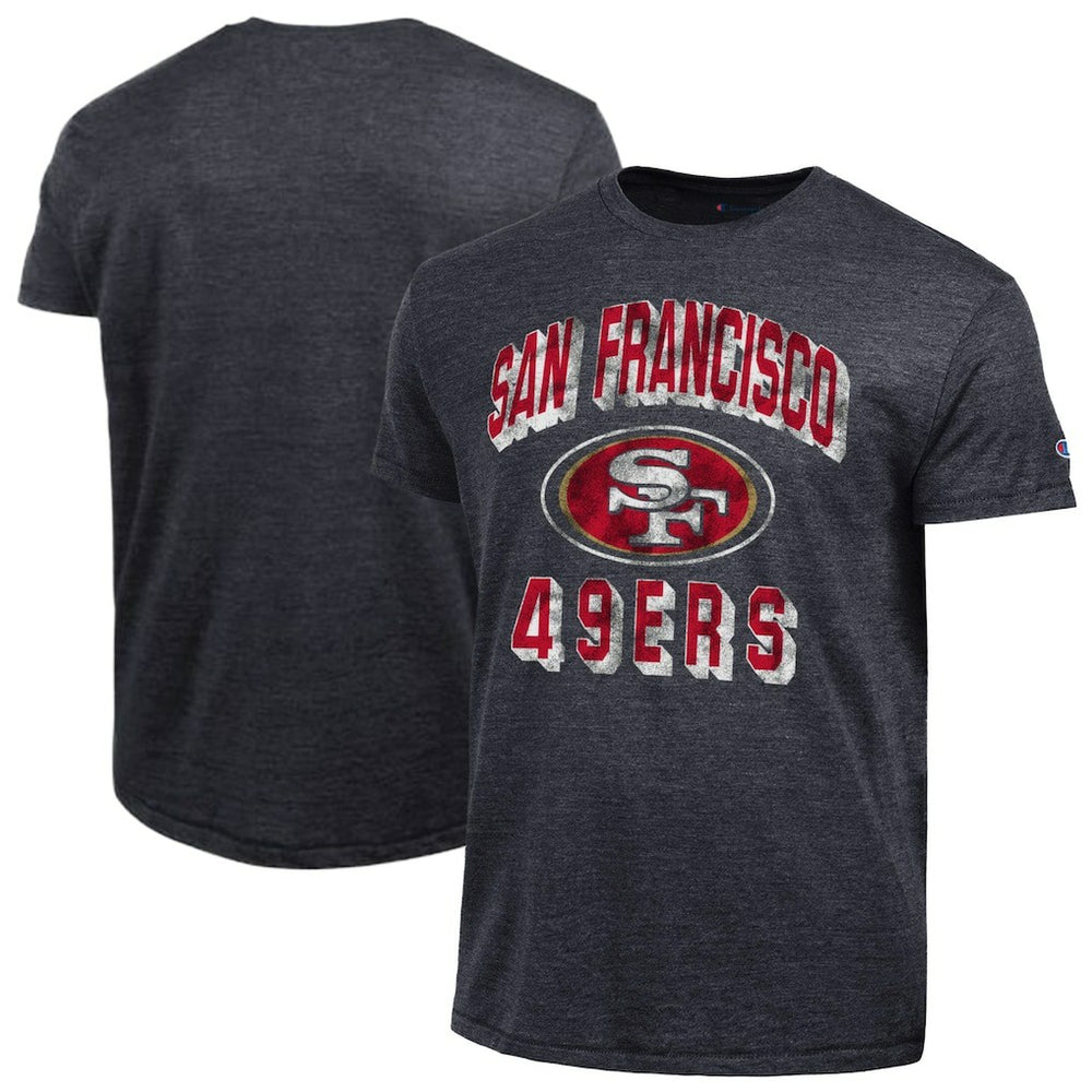 San Francisco 49ers Champion Ultimate Tri-Blend T-Shirt Black