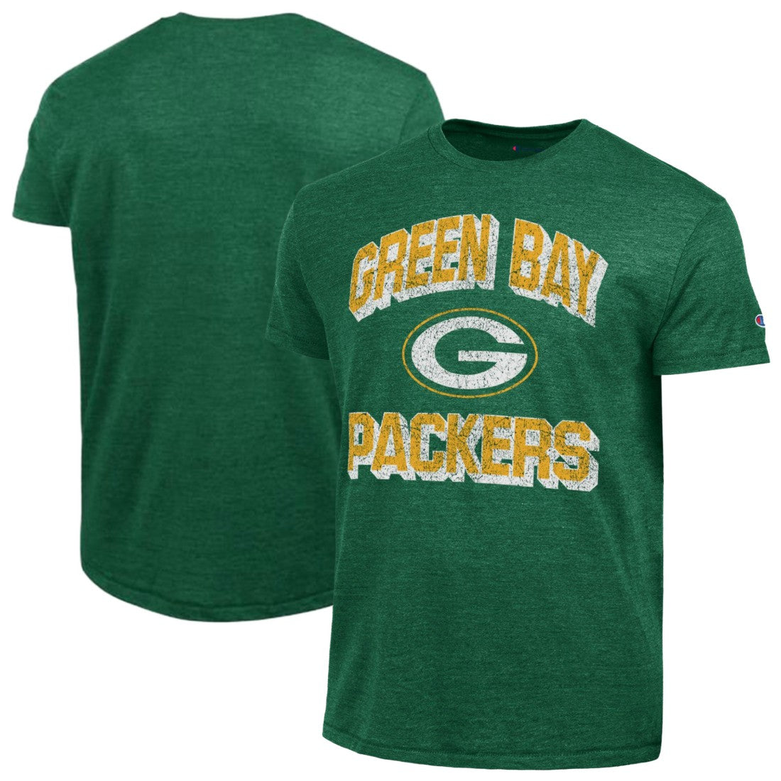 Green Bay Packers Champion Ultimate Tri-Blend T-Shirt Heather Green