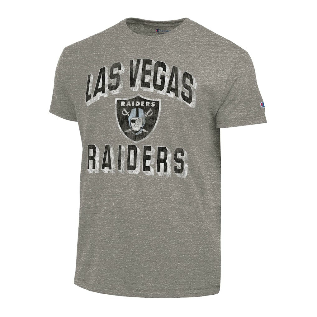 Las Vegas Raiders Champion Ultimate Tri-Blend T-Shirt Charcoal