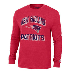 New England Patriots Champion Ultimate Tri-Blend Long Sleeve T-Shirt Red