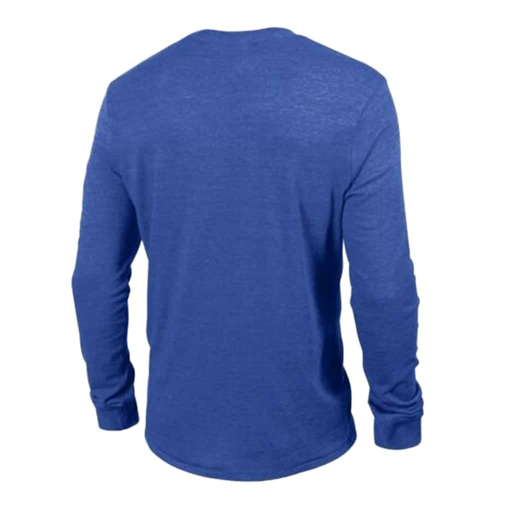 Buffalo Bills Champion Ultimate Tri-Blend Long Sleeve T-Shirt Heather Royal