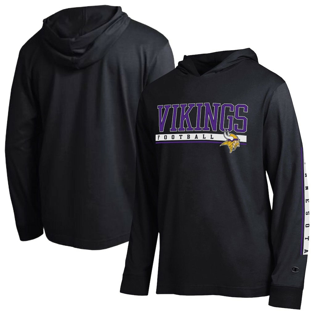 Minnesota Vikings Champion All Star Hoodie T-Shirt Black
