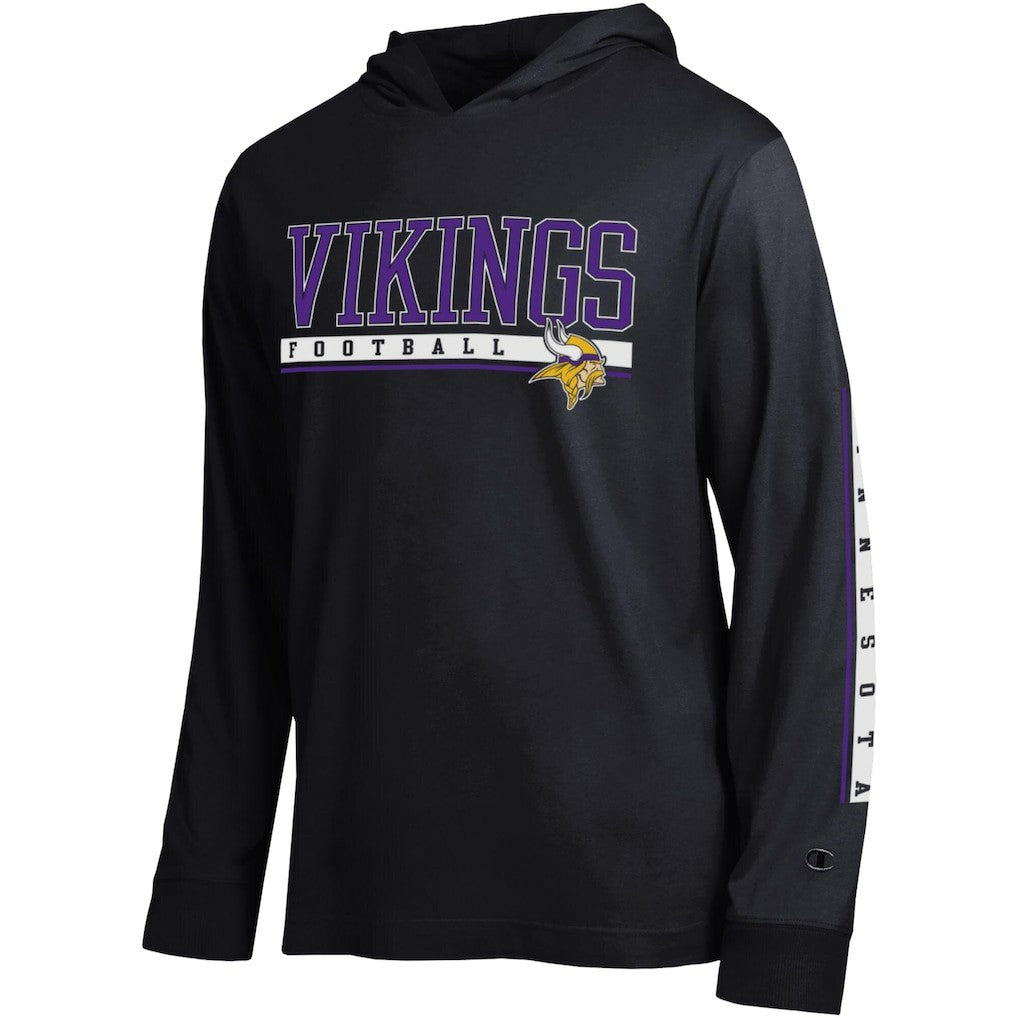 Minnesota Vikings Champion All Star Hoodie T-Shirt Black