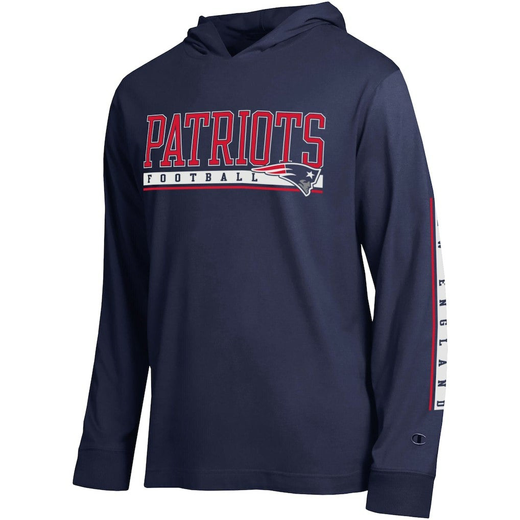 New England Patriots Champion All Star Hoodie T-Shirt Navy