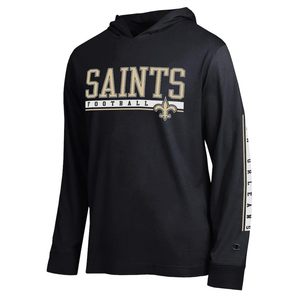 New Orleans Saints Champion All Star Hoodie T-Shirt Black