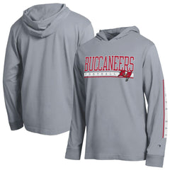 Tampa Bay Buccaneers Champion All Star Hooded T-Shirt Heather Gray