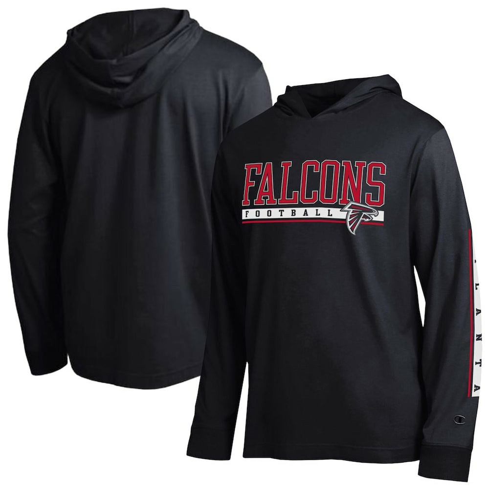 Atlanta Falcons Champion All Star Hoodie T-Shirt Black