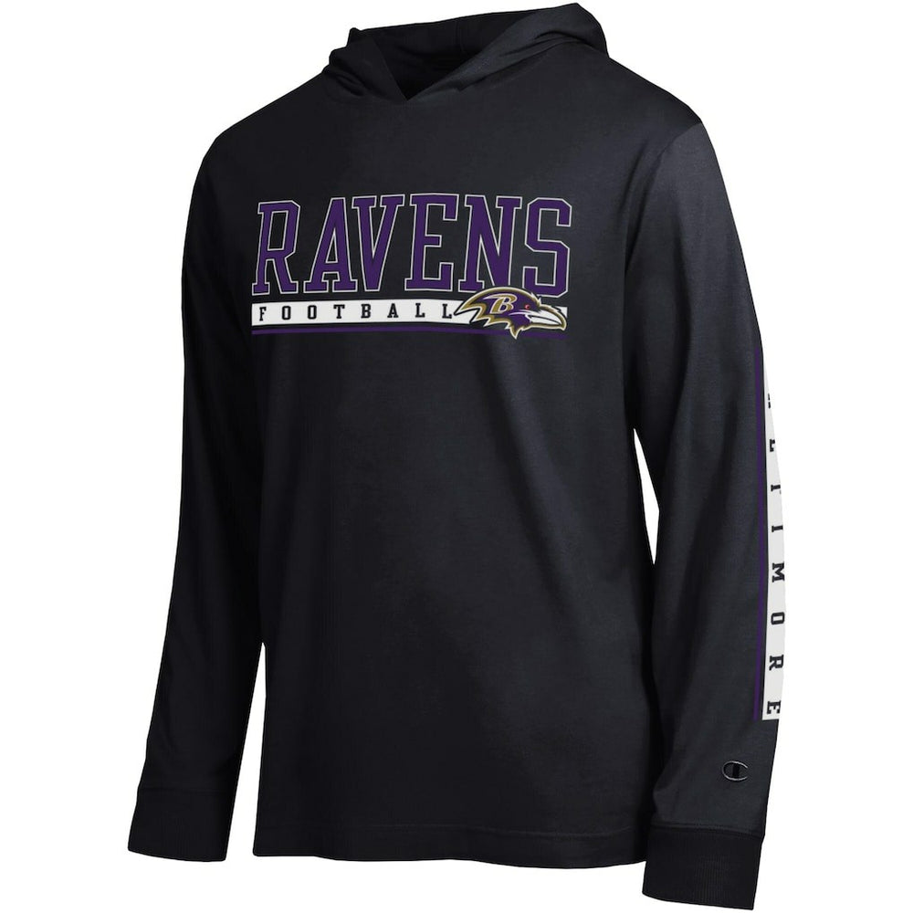 Baltimore Ravens Champion All Star Hoodie T-Shirt Black
