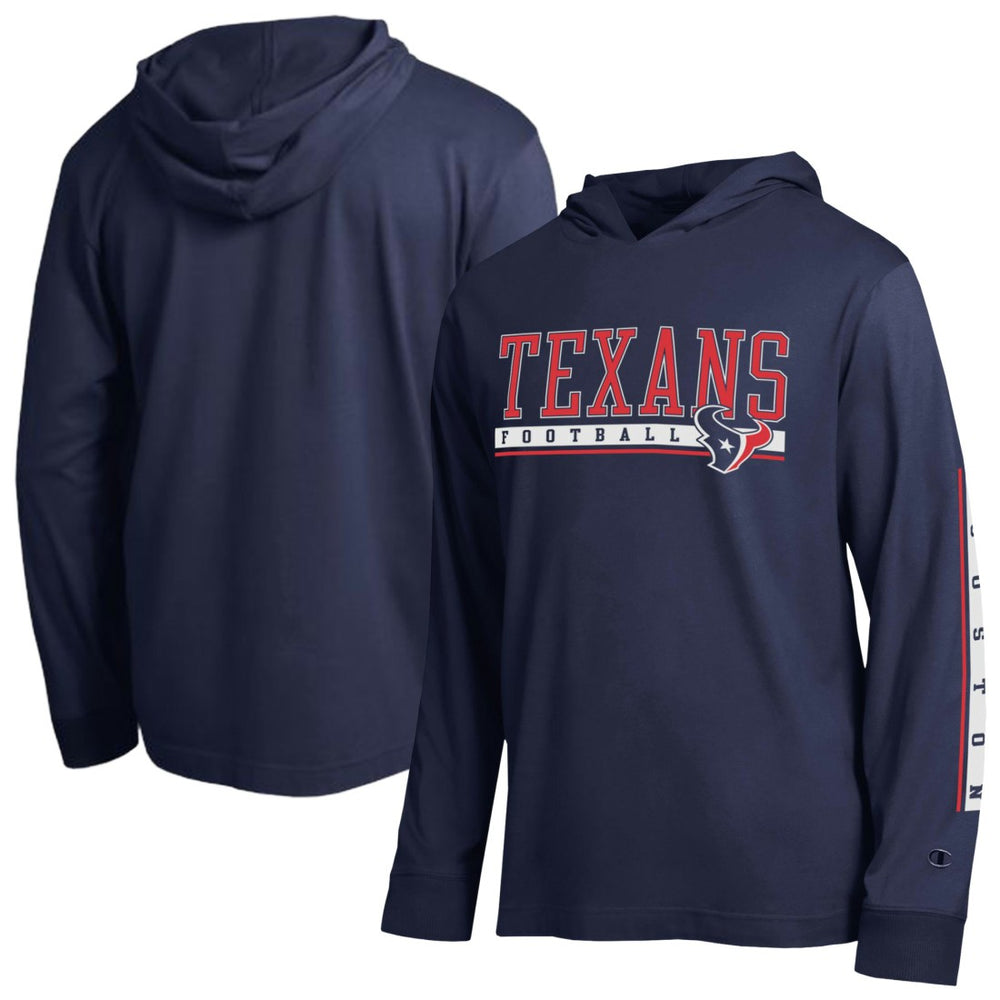 Houston Texans Champion All Star Hoodie T-Shirt Navy