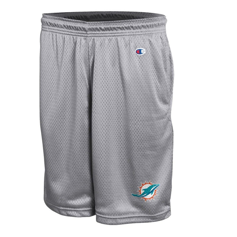 Miami Dolphins Champion Classic Mesh Shorts Gray