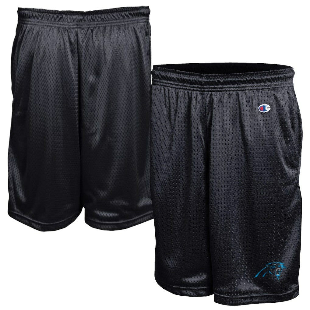 Carolina Panthers Champion Classic Mesh Shorts Black
