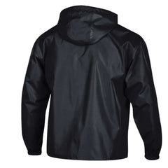 New Orleans Saints Champion Packable Windbreaker Half-Zip Jacket Black