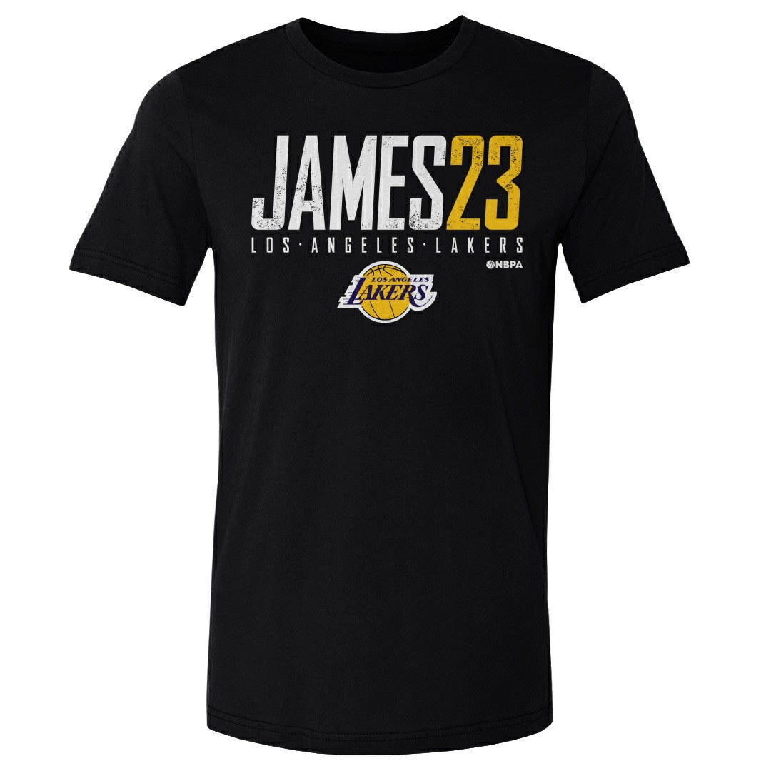 LeBron James Los Angeles Lakers 500 Level Elite T-Shirt Black