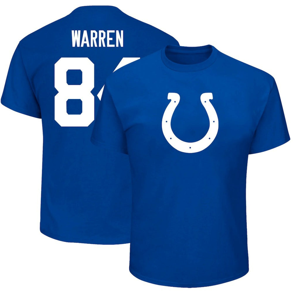 Fanatics Tyler Warren Indianapolis Colts Big & Tall Player Name & Number T-Shirt Royal