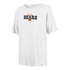 47 brand Chicago Bears '47 Women's Bow & Banner Sadie T-Shirt White