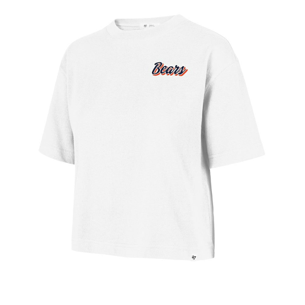 47 brand Chicago Bears '47 Women's Collage Script Reed City T-Shirt White