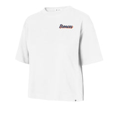 47 brand Denver Broncos '47 Women's Collage Script Reed City T-Shirt White