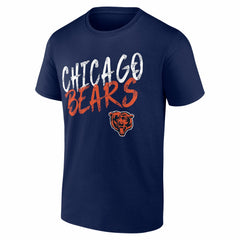 Chicago Bears Hustle Personalized Name & Number T-Shirt Navy
