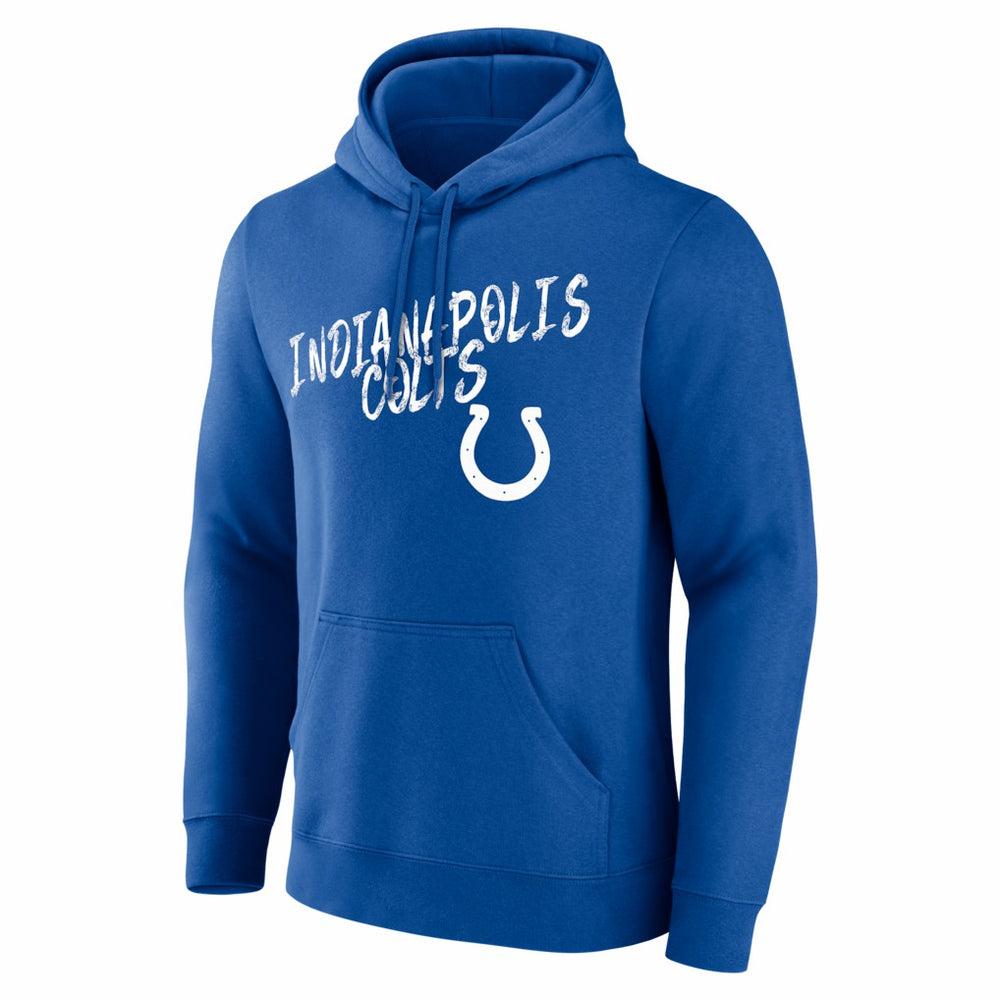 Indianapolis Colts Hustle Personalized Name & Number Hoodie Royal