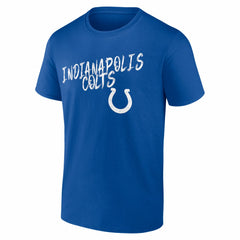 Indianapolis Colts Hustle Personalized Name & Number T-Shirt Royal