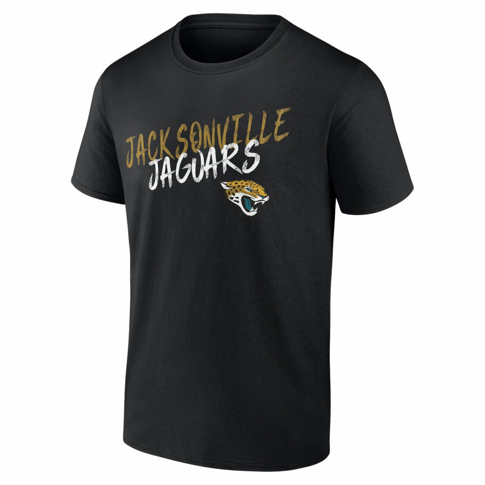 Jacksonville Jaguars Hustle Personalized Name & Number T-Shirt Black