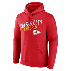 Kansas City Chiefs Hustle Personalized Name & Number Hoodie Red