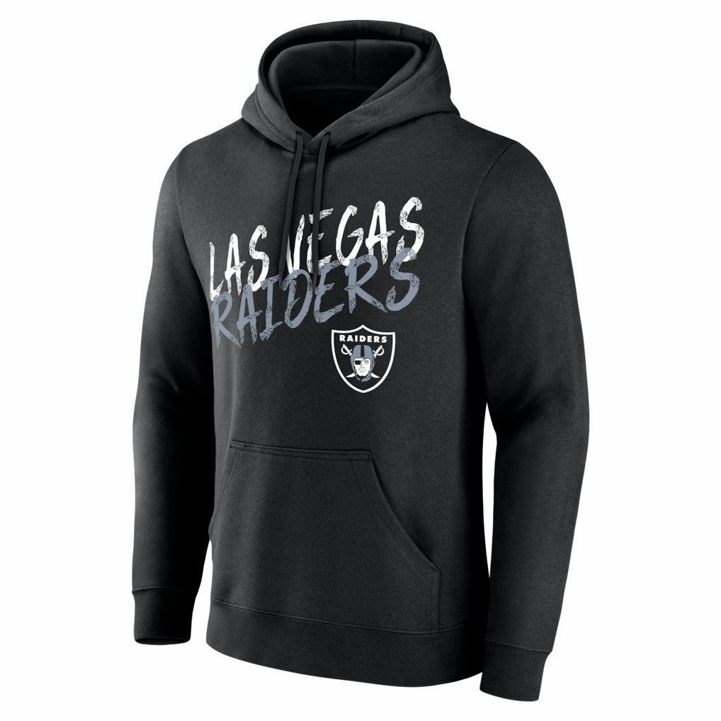 Las Vegas Raiders Hustle Personalized Name & Number Hoodie Black