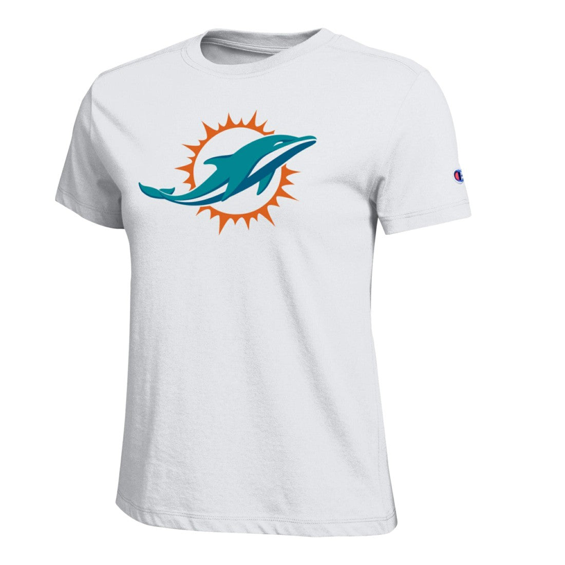 Miami Dolphins Champion Women's Logo T-Shirt White