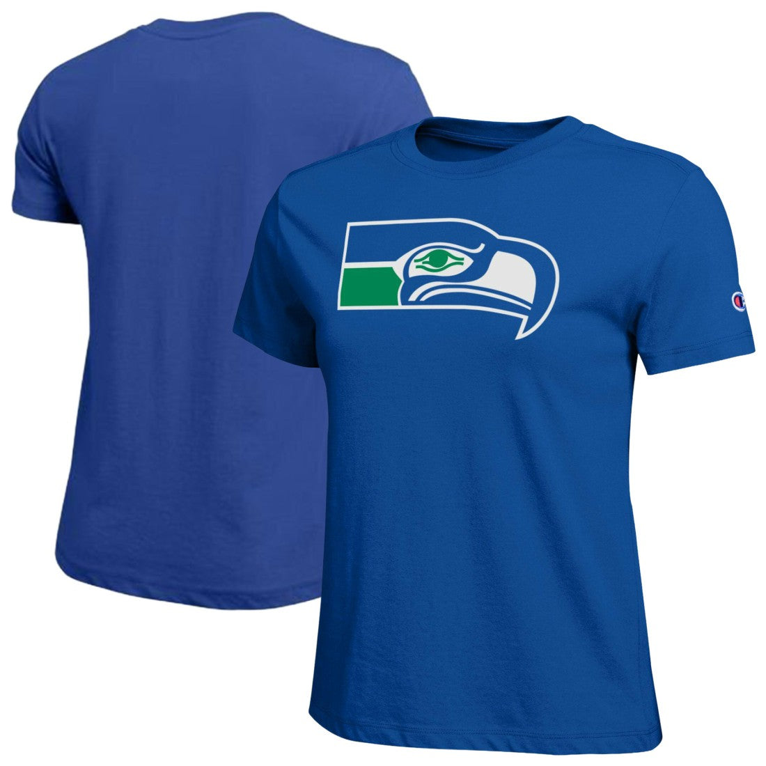 Seattle Seahawks Champion Women's Logo T-Shirt Royal
