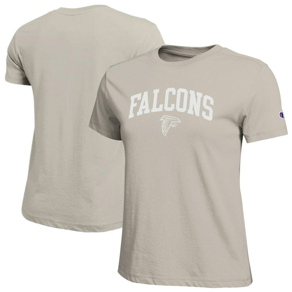 Atlanta Falcons Champion Women's Cocoa Butter T-Shirt Light Brown