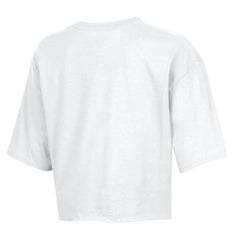 Miami Dolphins Champion Women's Boyfriend Cropped T-Shirt White