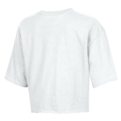 New York Giants Champion Women's Boyfriend Cropped T-Shirt White