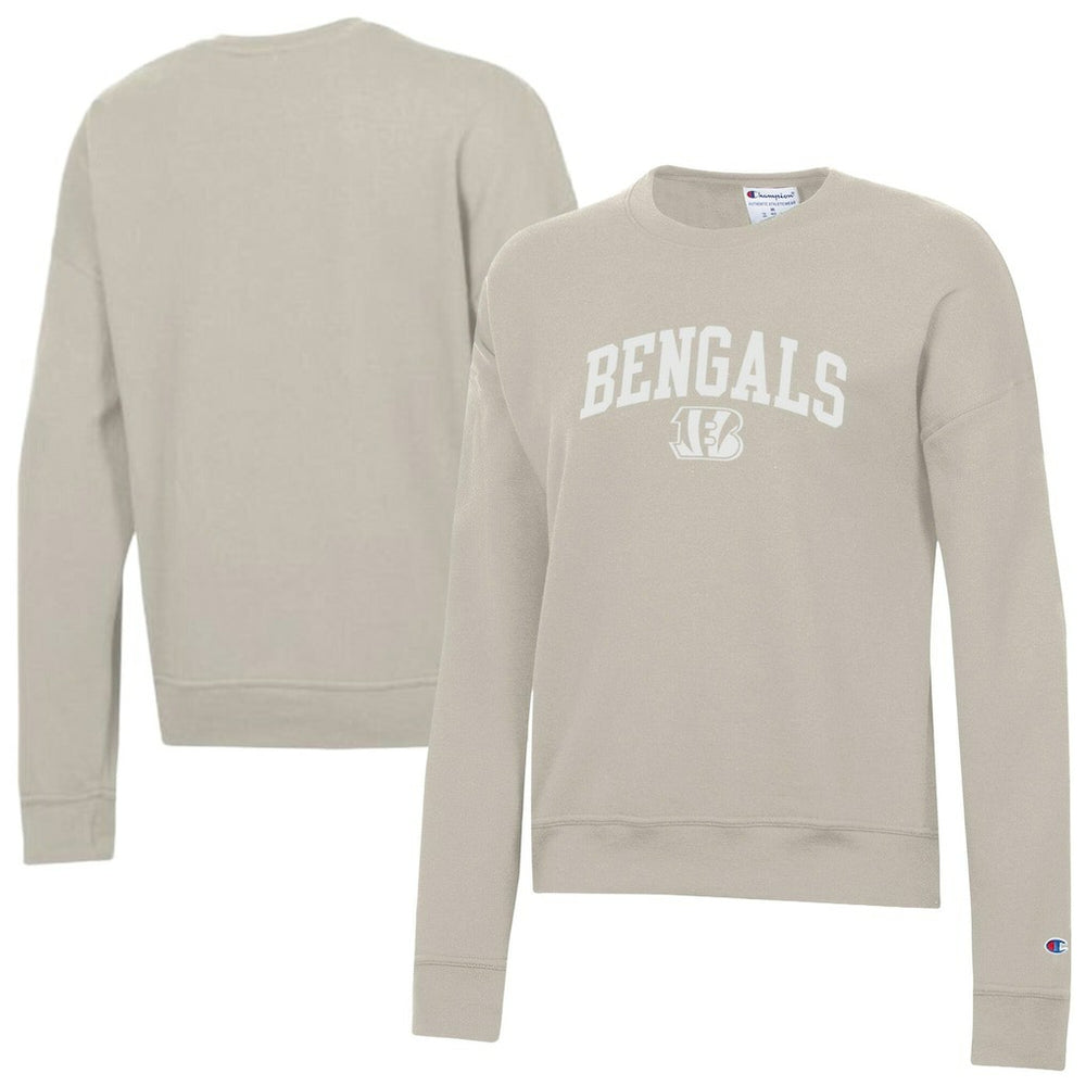 Cincinnati Bengals Champion Women's Powerblend Cocoa Butter Fleece Sweatshirt Light Brown
