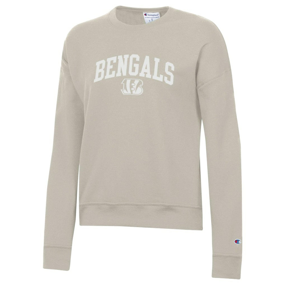 Cincinnati Bengals Champion Women's Powerblend Cocoa Butter Fleece Sweatshirt Light Brown