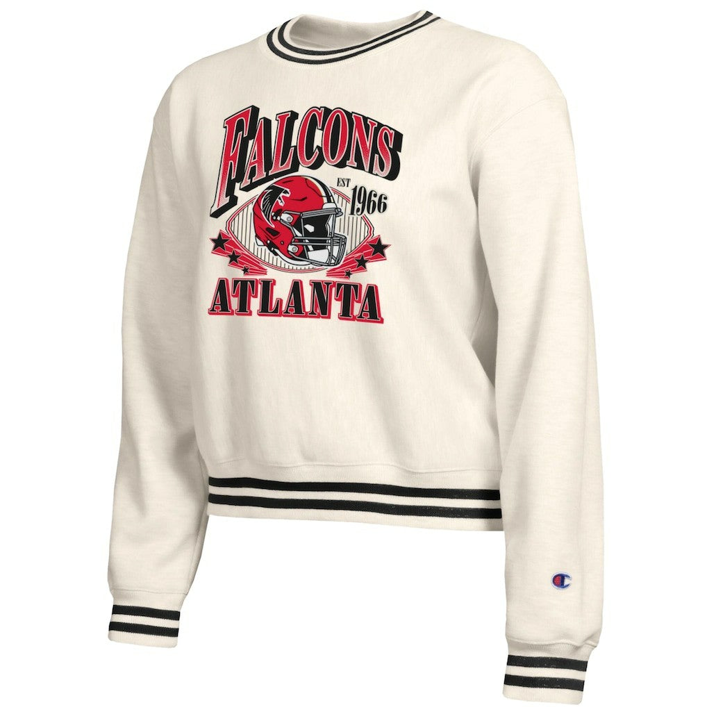 Atlanta Falcons Champion Women's Reverse Weave Fleece Sweatshirt Cream