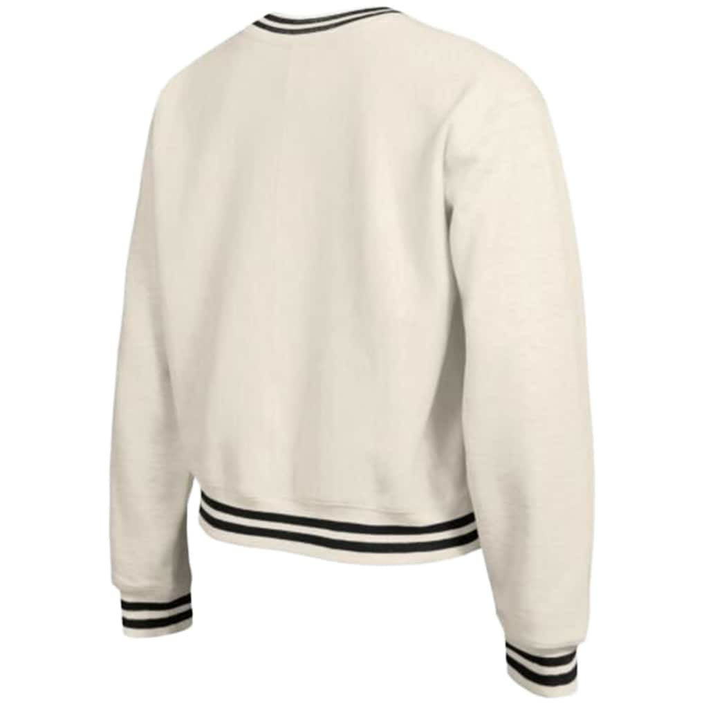Carolina Panthers Champion Women's Reverse Weave Fleece Sweatshirt Cream