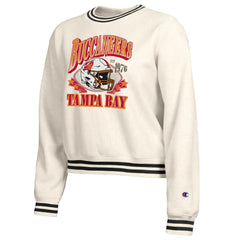 Tampa Bay Buccaneers Champion Women's Reverse Weave Fleece Sweatshirt Cream