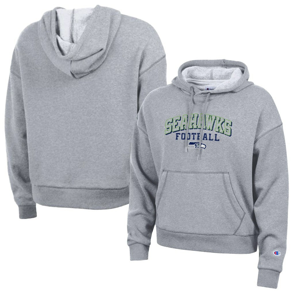 Seattle Seahawks Champion Women's Triumph Tri-Blend Hoodie Gray