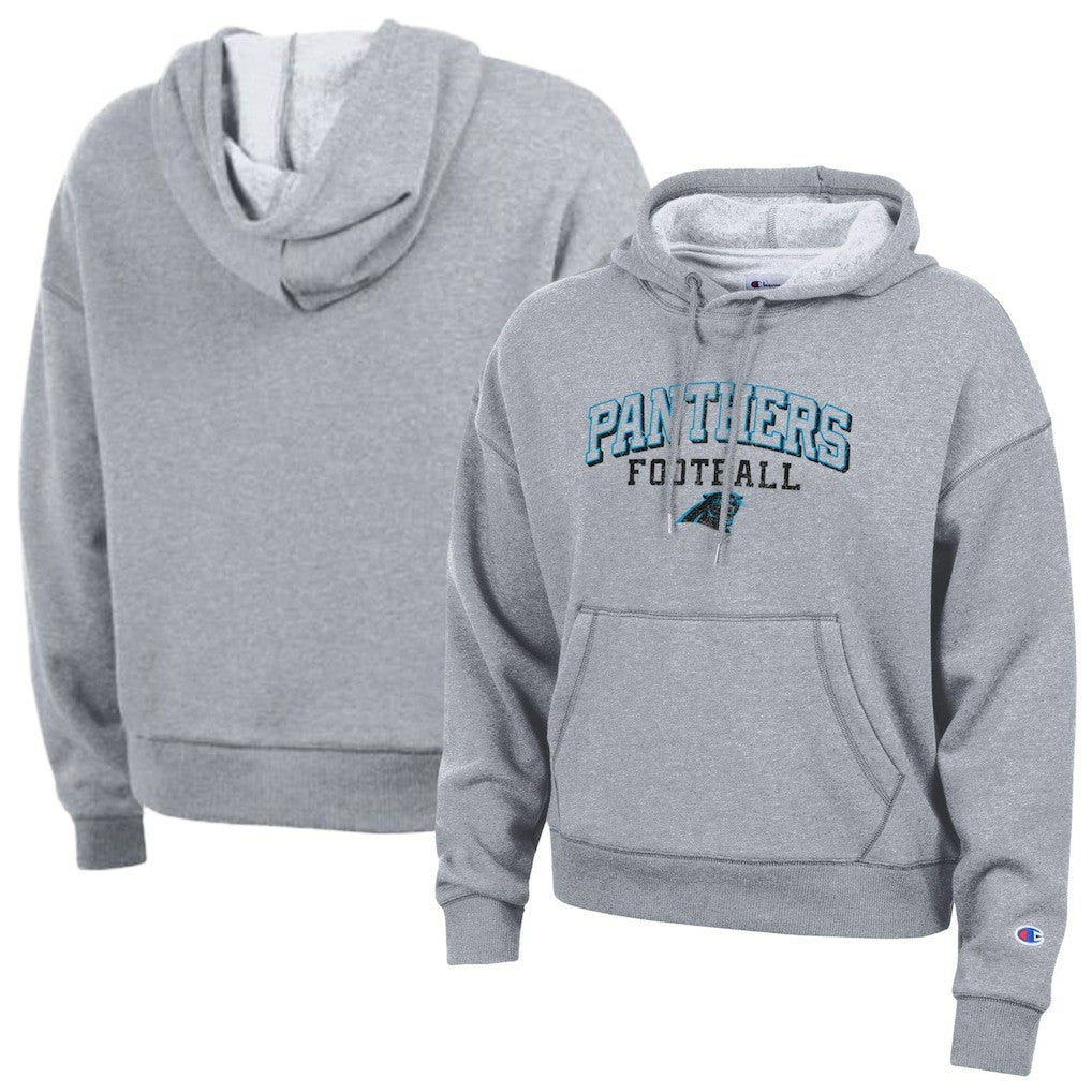 Carolina Panthers Champion Women's Triumph Tri-Blend Hoodie Gray