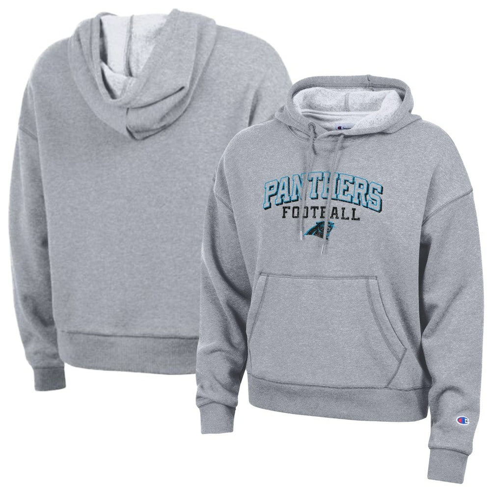 Carolina Panthers Champion Women's Triumph Tri-Blend Hoodie Gray