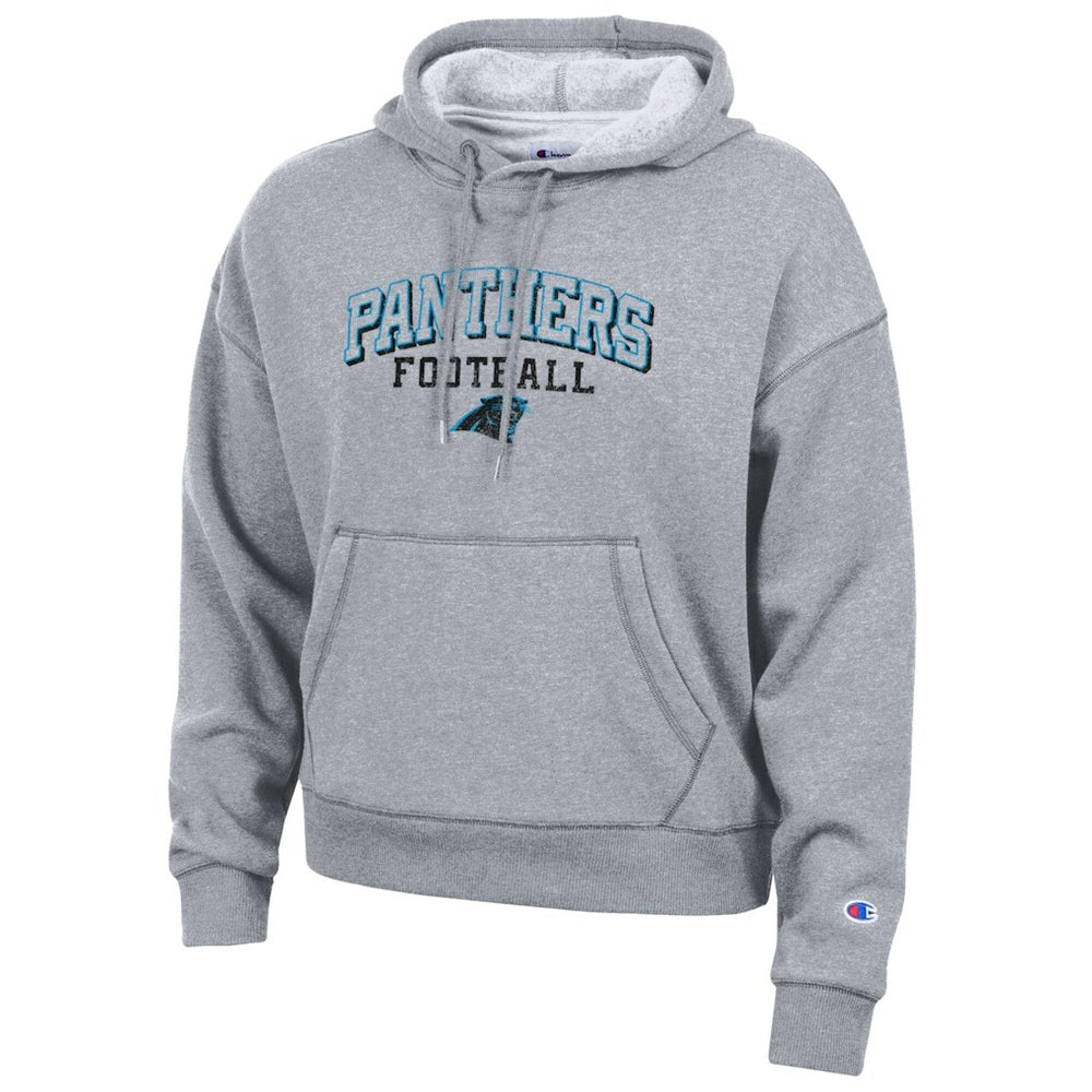 Carolina Panthers Champion Women's Triumph Tri-Blend Hoodie Gray