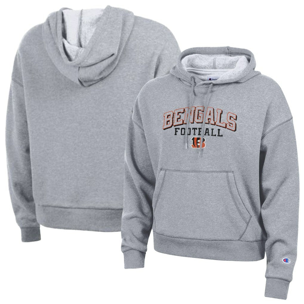 Cincinnati Bengals Champion Women's Triumph Tri-Blend Hoodie Gray
