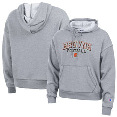 Cleveland Browns Champion Women's Triumph Tri-Blend Hoodie Gray